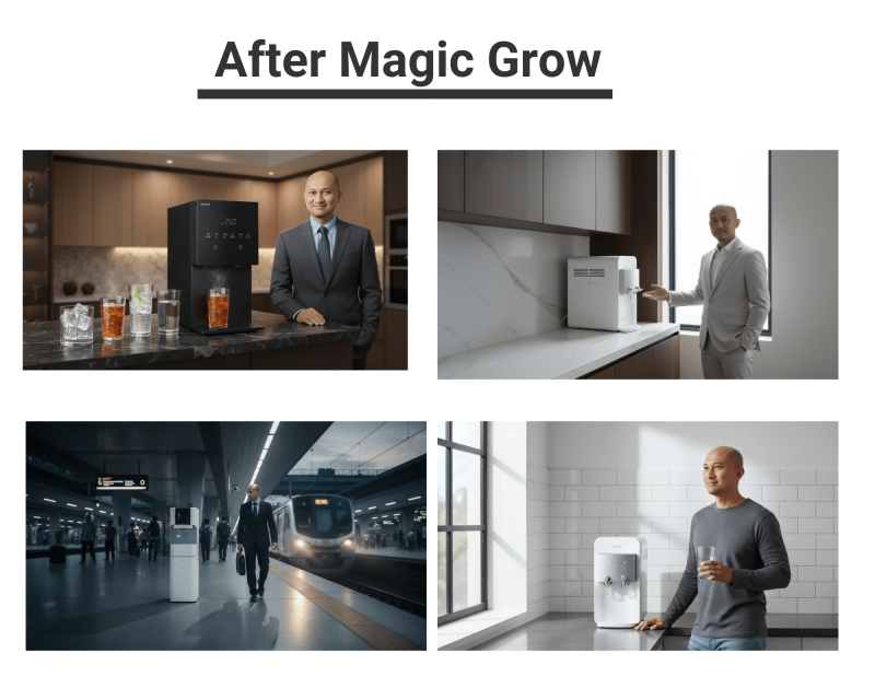 Foto Sesudah diolah magic Grow