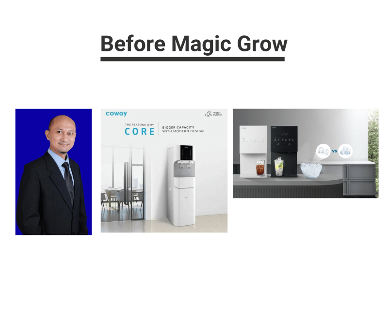 Foto Sebelum diolah magic Grow
