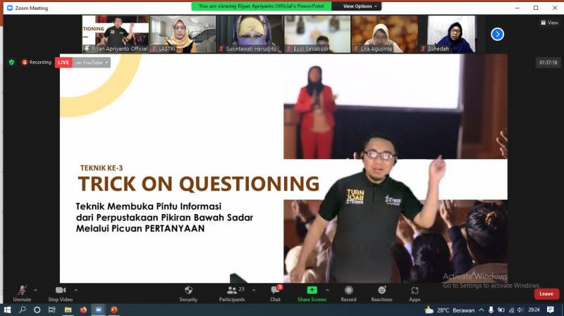 First slide